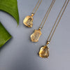 Small raw citrine gem pendant