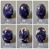 Sodalite oval cabochon statement ring
