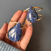 Sodalite pear cuff bracelet
