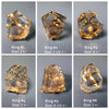 Freeform faceted smoky quartz crystal ring