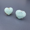 Aquamarine heart ring