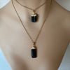 Black tourmaline protection pendant