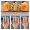 Freeform faceted gold geode ring
