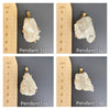 Crystal cluster pendant