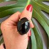 Black onyx marquise ring