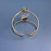 Inclusion quartz cuff bracelet