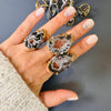 Druzy geode slice ring