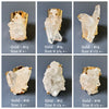 Druzy crystal quartz cluster cuff ring