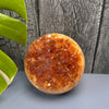 Druzy citrine sphere