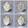Marquise crystal quartz cuff bracelet