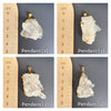 Crystal cluster pendant
