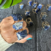 Freeform faceted sodalite ring