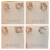 Mini crystal studs