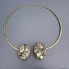 Pyrite oval choker