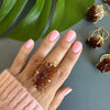 Druzy citrine cluster cocktail ring