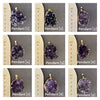 Druzy amethyst pendant