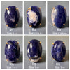 Sodalite oval cabochon statement ring