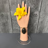 Black onyx marquise cuff bracelet