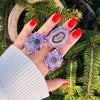 Classic amethyst stalactite statement ring