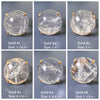 Round crystal cabochon ring