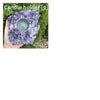Druzy amethyst tea light candle holder