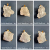 Crystal cluster pendant new