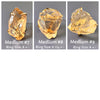 Raw citrine crystal ring