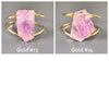 Amethyst freeform faceted cuff bracelet