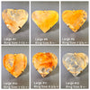 Golden healer faceted heart ring