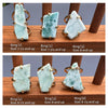 Larimar freeform slice ring