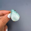 Larimar pear-shaped ring