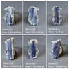 Blue kyanite ring
