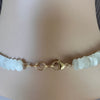 Moonstone German cut beaded necklace