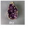 Druzy amethyst cluster pendant