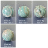 Amazonite round cabochon ring