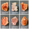 Druzy pink amethyst crystal cluster statement ring