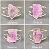 Amethyst freeform faceted cuff bracelet