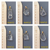 Freeform faceted crystal pendant