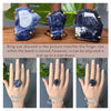 Freeform faceted sodalite ring