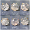 Round crystal cabochon ring