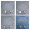Rose & crystal quartz freeform choker