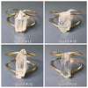 Lemurian point cuff bracelet