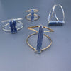Blue kyanite cuff bracelet