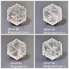 Oversized hexagon crystal quartz statement ring