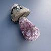 Small druzy amethyst mushroom