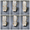 Raw selenite bar ring