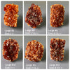 Druzy citrine crystal cluster statement ring