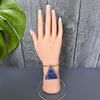 Sodalite triangle cuff bracelet