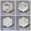 Oversized hexagon crystal quartz statement ring