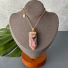 Pink amethyst point pendant